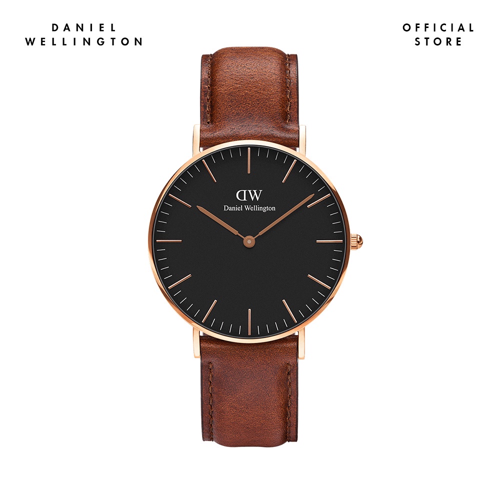 Đồng hồ Nam Daniel Wellington dây Da - Classic Mawes 36mm DW00100136