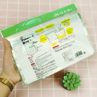 Set 12 túi zip đựng thực phẩm size L - Hàng nội địa Nhật Bản