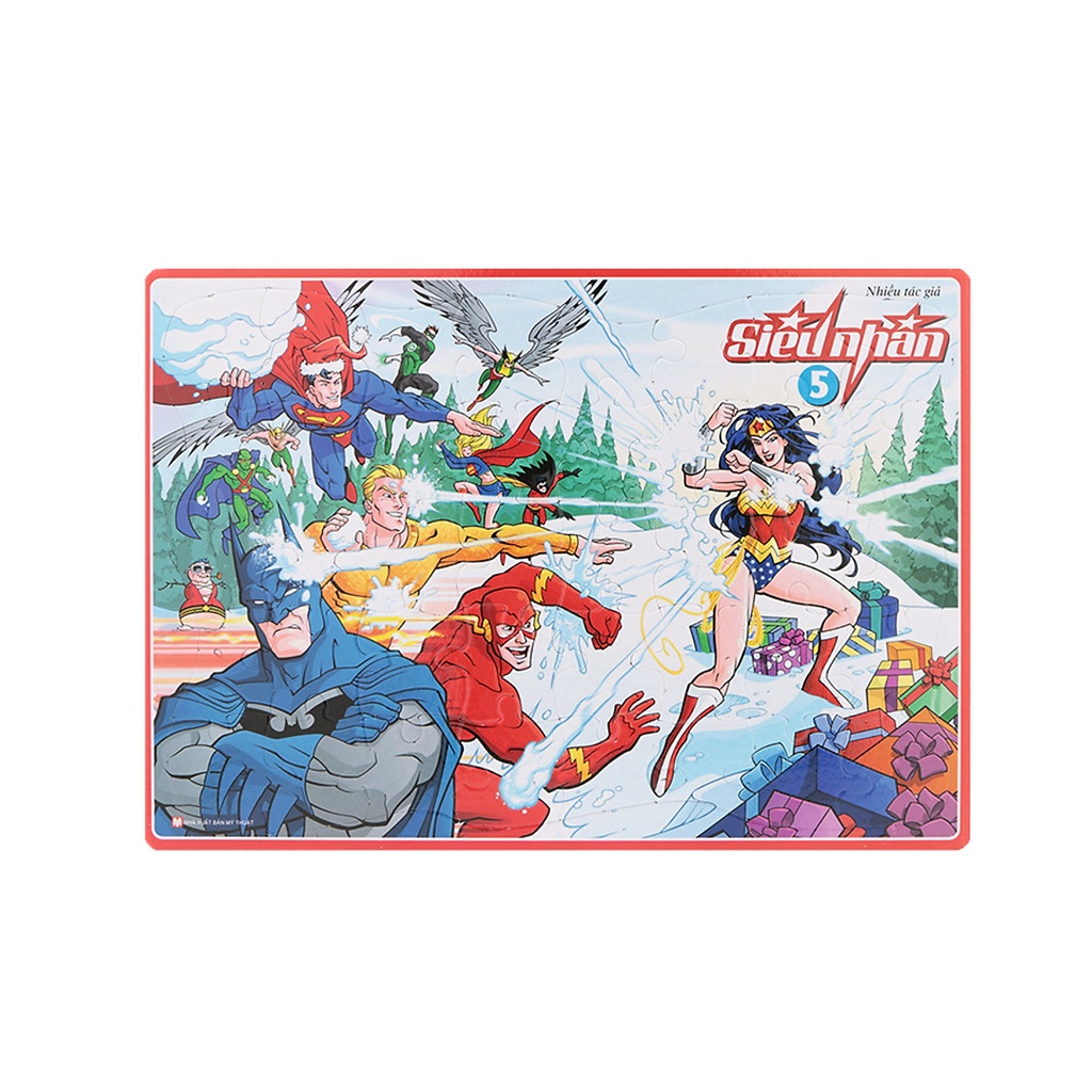 Sách - Ghép hình Siêu nhân 5