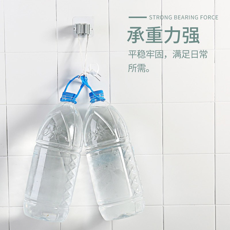 Giá Đỡ Cây Lau Nhà / Nhà Tắm / Nhà Bếp Không Đục Lỗ Có Móc Kẹp Tiện Dụng
