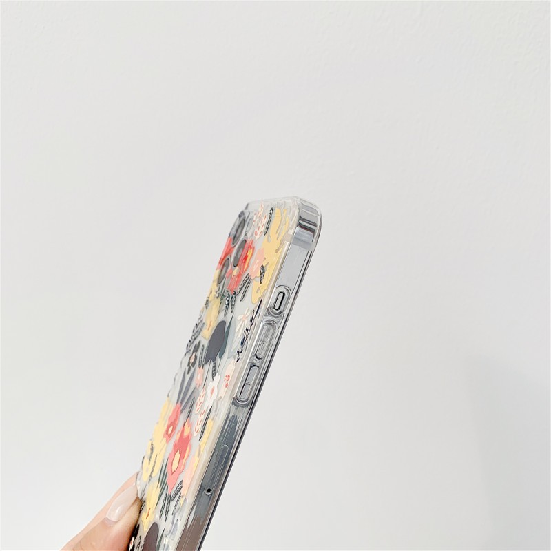 Trang web chính thức của iPhone 11 Pro Max / iPhone12 / iPhone X / iPhone 7 Plus / iPhone 8 / iPhone 6 / iPhone 11 với cùng một chiếc ốp lưng chống rơi trong suốt hình hoa