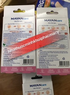MIẾNG DÁN MỤN MAYANCARE (20 miếng)