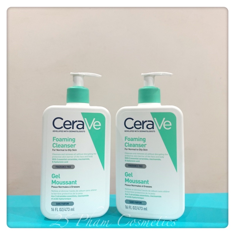 Sữa rửa mặt làm sạch sâu CeraVe lành tính, dịu nhẹ cho mọi loại da Nội Địa Pháp