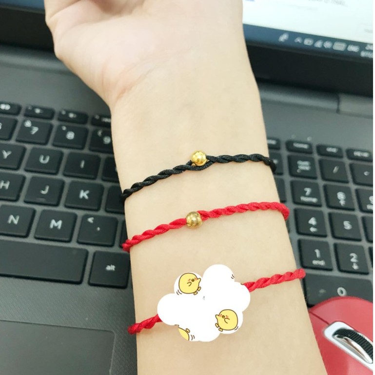 Vòng tay chỉ đỏ may mắn, vòng tay handmade mã HM01 | BigBuy360 - bigbuy360.vn