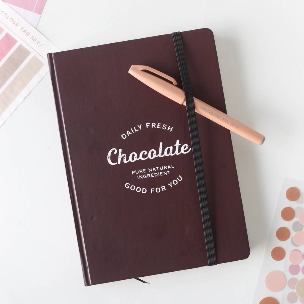 Combo Chocolate - Bộ Sổ tay và Bút chuyên dụng Bullet Journal - Giao hỏa tốc