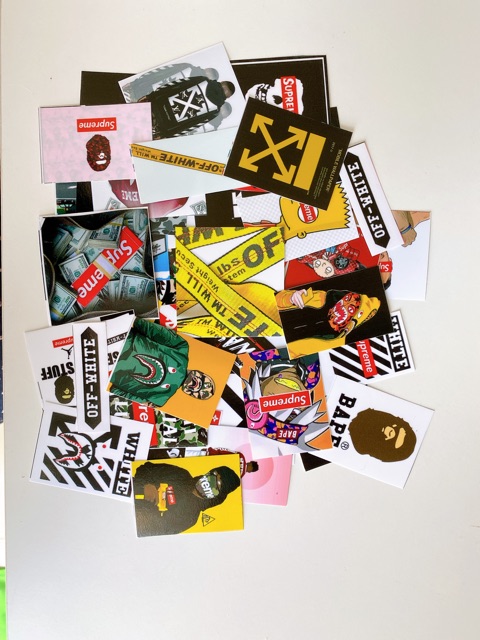 Combo sticker chống thấm dán nón bảo hiểm, vali, laptop thể thao