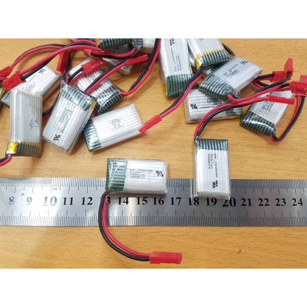 Pin sạc 3.7v 300mah chân đỏ JST dùng cho máy bay trực thăng YD-218 hoặc các sản phẩm phù hợp khác