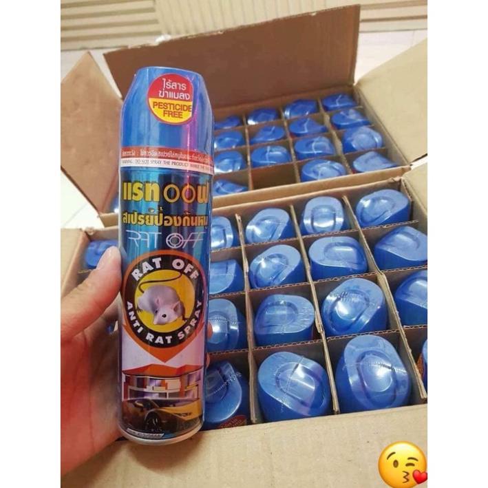Combo 2 Chai Xịt Đuổi Chuột Rat Off Anti Rat Spray 200ml Hàng Thái Lan