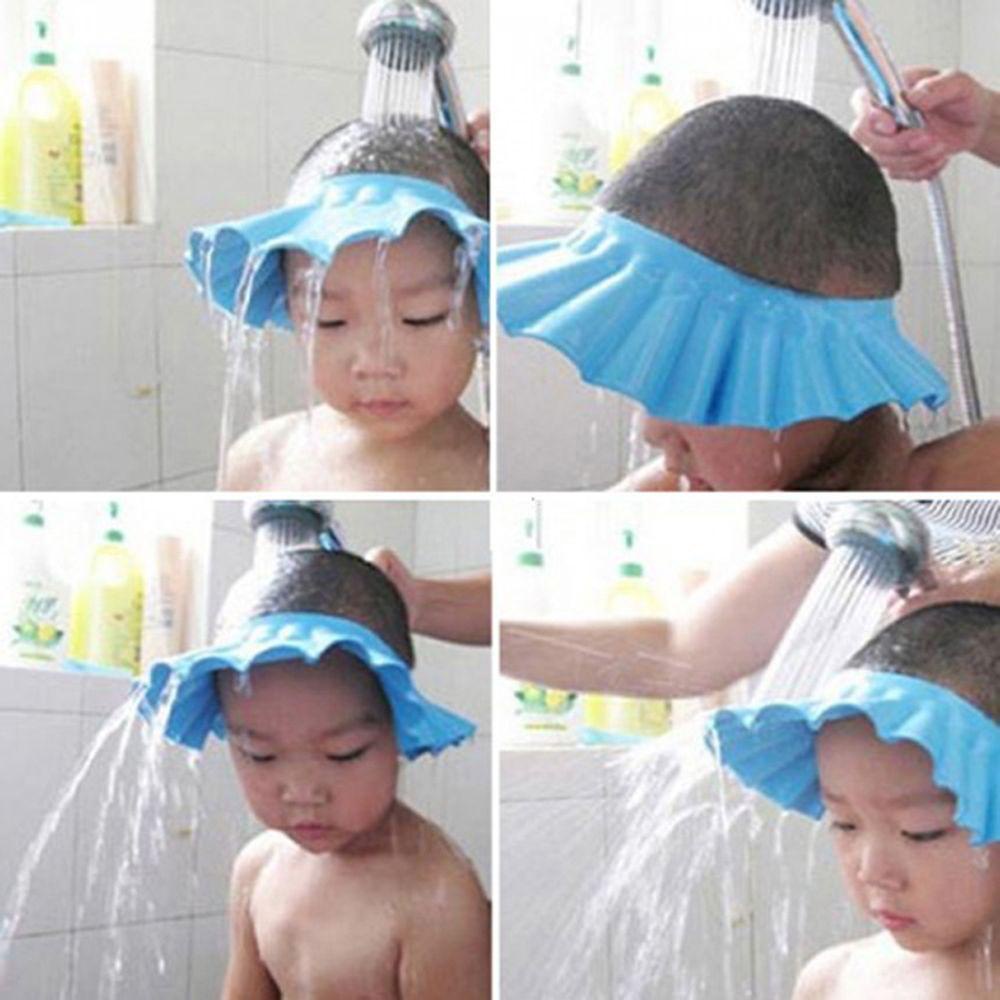 1 Mũ Trùm Đầu Khi Tắm Mềm Mại Bảo Vệ Tóc Khi Gội Đầu Cho Bé