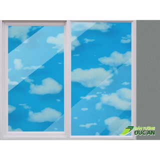 Decal dán kính khổ 90cm độ dài 50cm