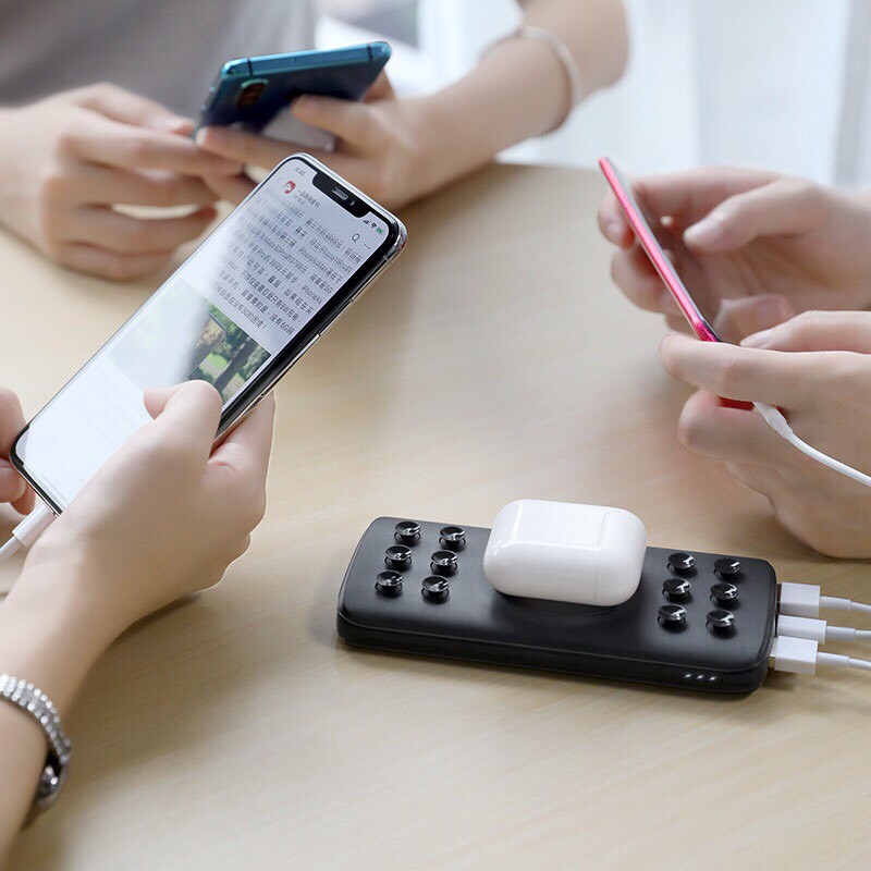 Pin sạc dự phòng 10000mAh hoco J56 có đèn báo trạng thái-Hàng phân phối chính hãng | BigBuy360 - bigbuy360.vn