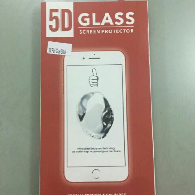 Kính 5D samsung S8 /S8 plus loại glue xịn 1