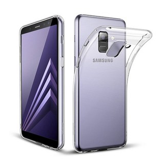 Ốp Silicon dẻo Samsung Galaxy A6 Plus / A6+ (trong suốt)