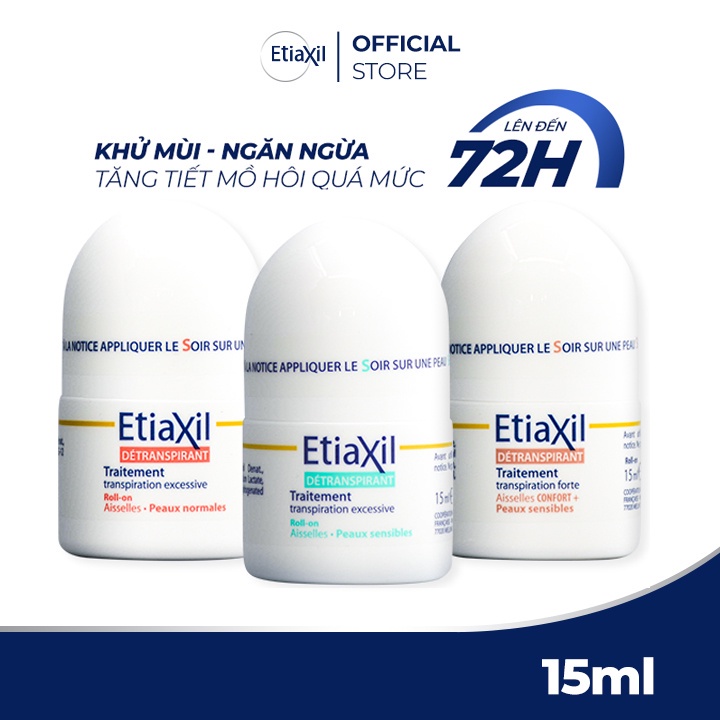 Lăn Khử Mùi Etiaxil Ngăn Tiết Mồ Hôi 15ml