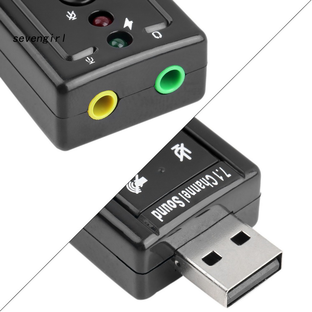 Bộ Chuyển Đổi Âm Thanh Usb 2.0 3d 12mbps 7.1 Kênh Chuyên Dụng