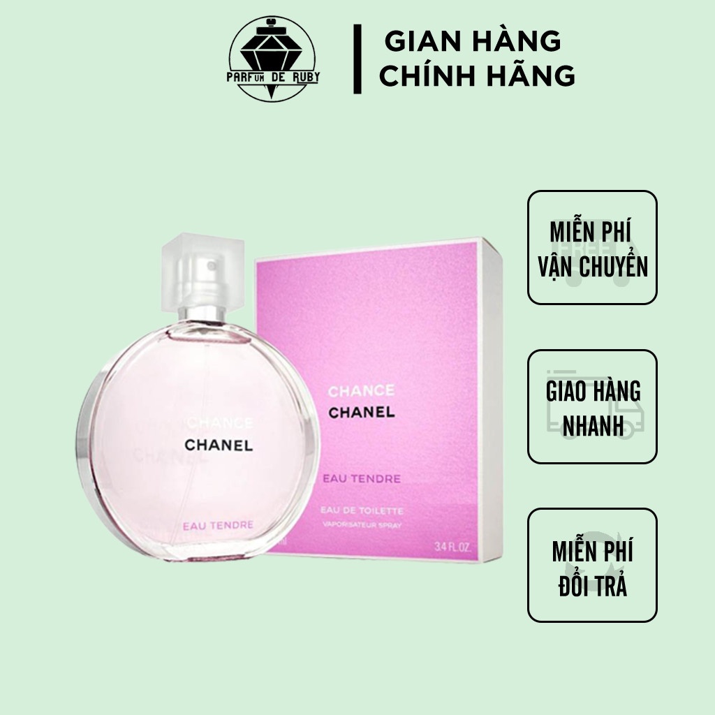 Nước hoa nữ Cha nel Chance Eau Tendre Hồng 100ml
