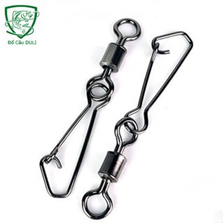 combo 10 Cái Khoá inox Chống rỉ chất lượng tốt-bộ 10 cái khóa chống xoắn câu cá