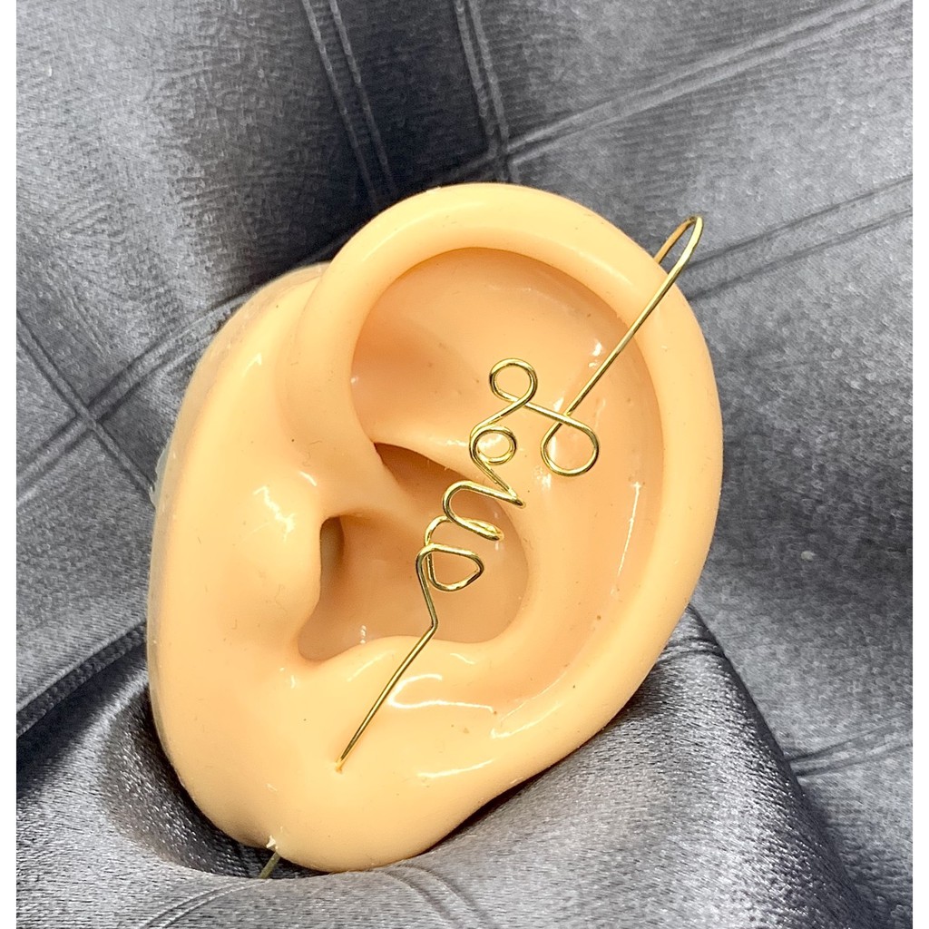 khuyên kẹp thanh dài cá tính - khuyên cách điệu thời trang