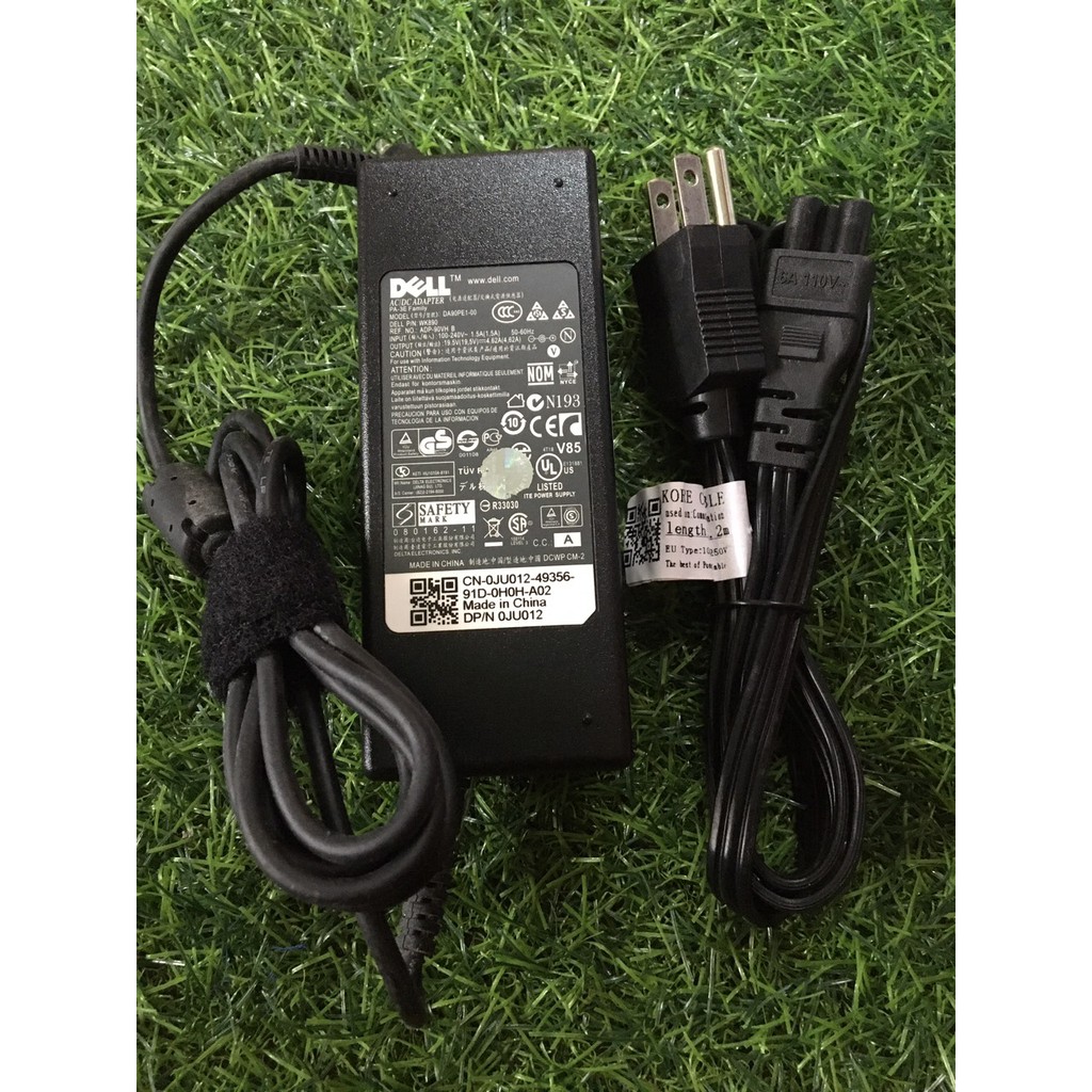 Sạc Laptop DELL 19,5V-4.62 Chân nhỏ, sạc tốt 100%