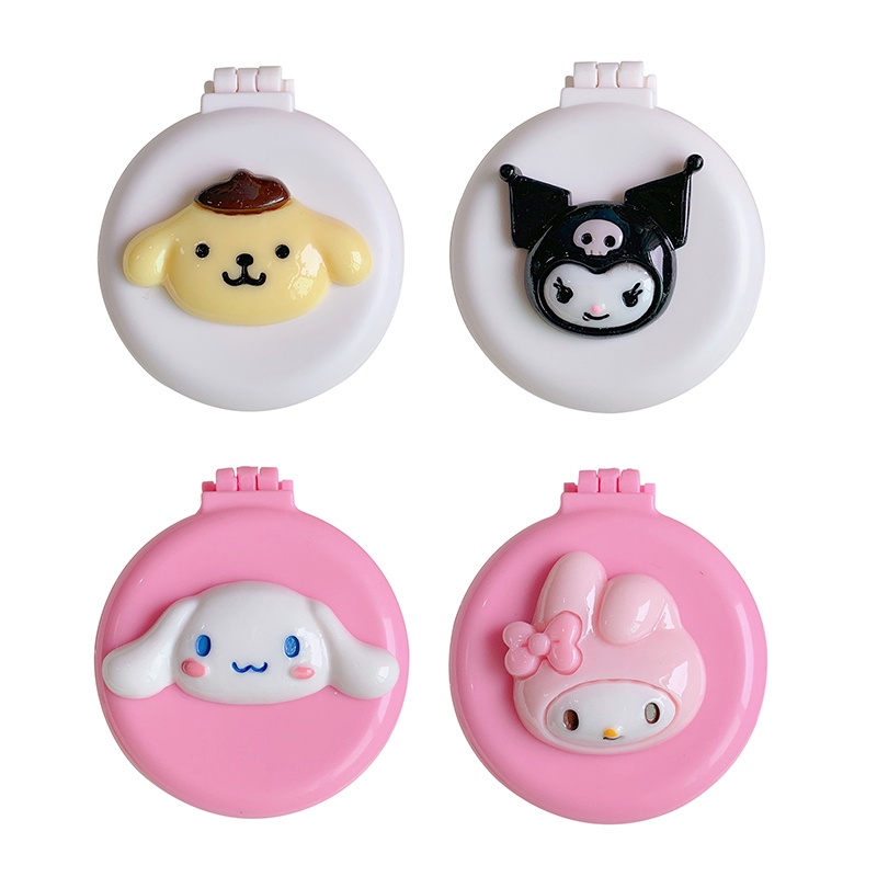 Lược Chải Tóc massage Kèm Gương Kiểu Hoạt Hình Dễ Thương