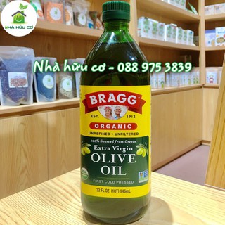 Dầu ô liu Extra Virgin Bragg 946ml