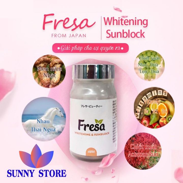 Fresa Nhật Bản - trắng da, chống nắng an toàn hiệu quả cao - CHÍNH HÃNG | BigBuy360 - bigbuy360.vn