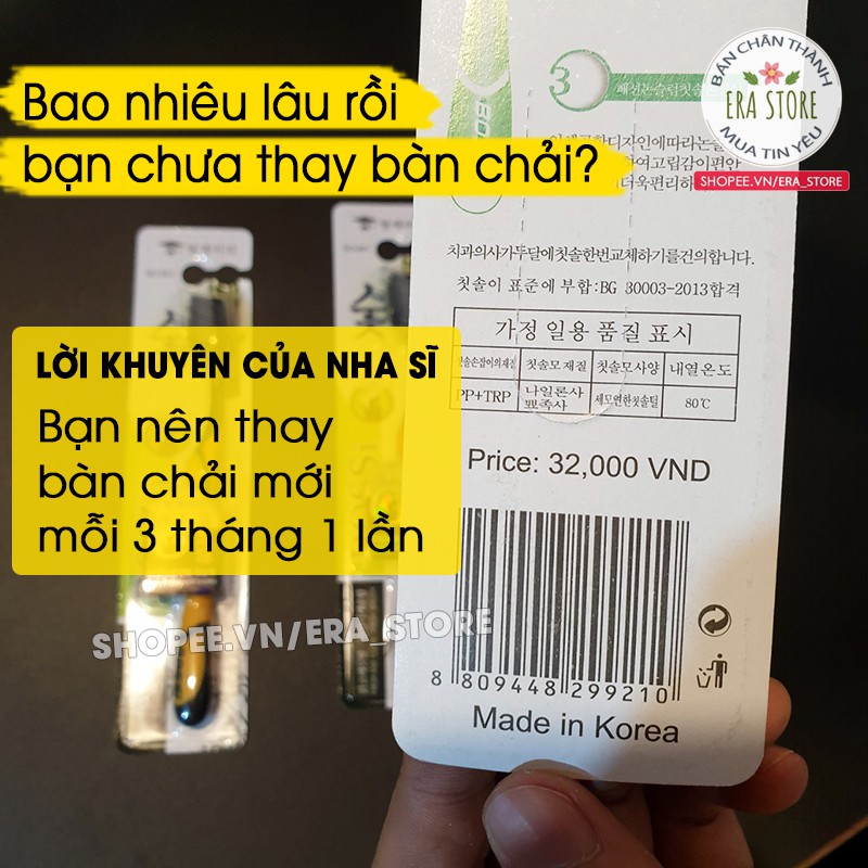 TẶNG MIỄN PHÍ 0 Đ Cho Đơn Từ 99K - Bàn Chải Đánh Răng Than Tre Hoạt Tính Siêu Mềm Mịn Bảo Vệ Răng Lợi Vượt Trội