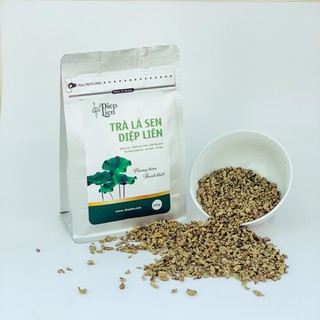 Trà lá sen diệp liên túi zip 200gram giảm cân, giảm mỡ máu, an thần ngủ ngon 100% thiên nhiên
