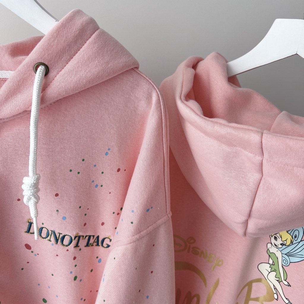 Áo hoodie nỉ TINKERBELL (ảnh thật chụp tại shop)