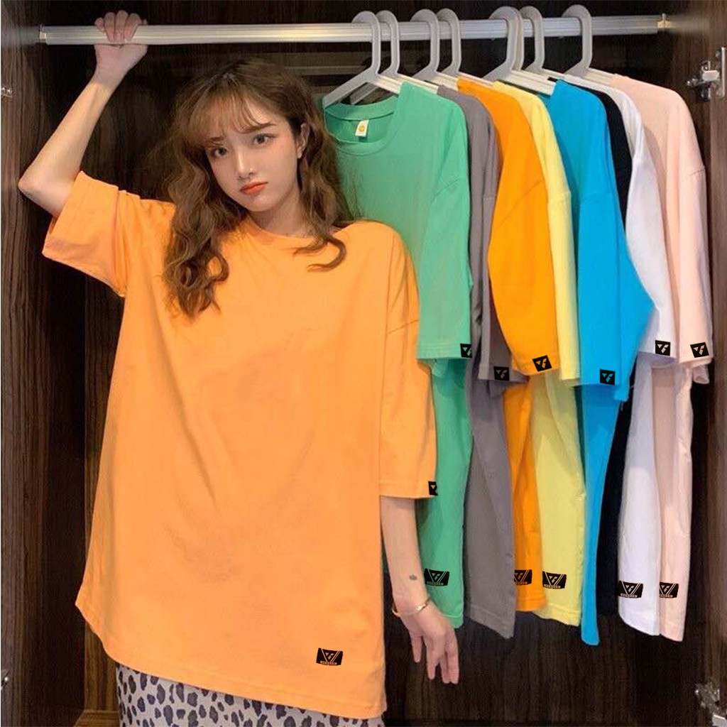 Áo thun TEE BASIC V9 - Áo thun tay lỡ UNISEX, vải thun cotton 100%, đủ tags ( V30 )