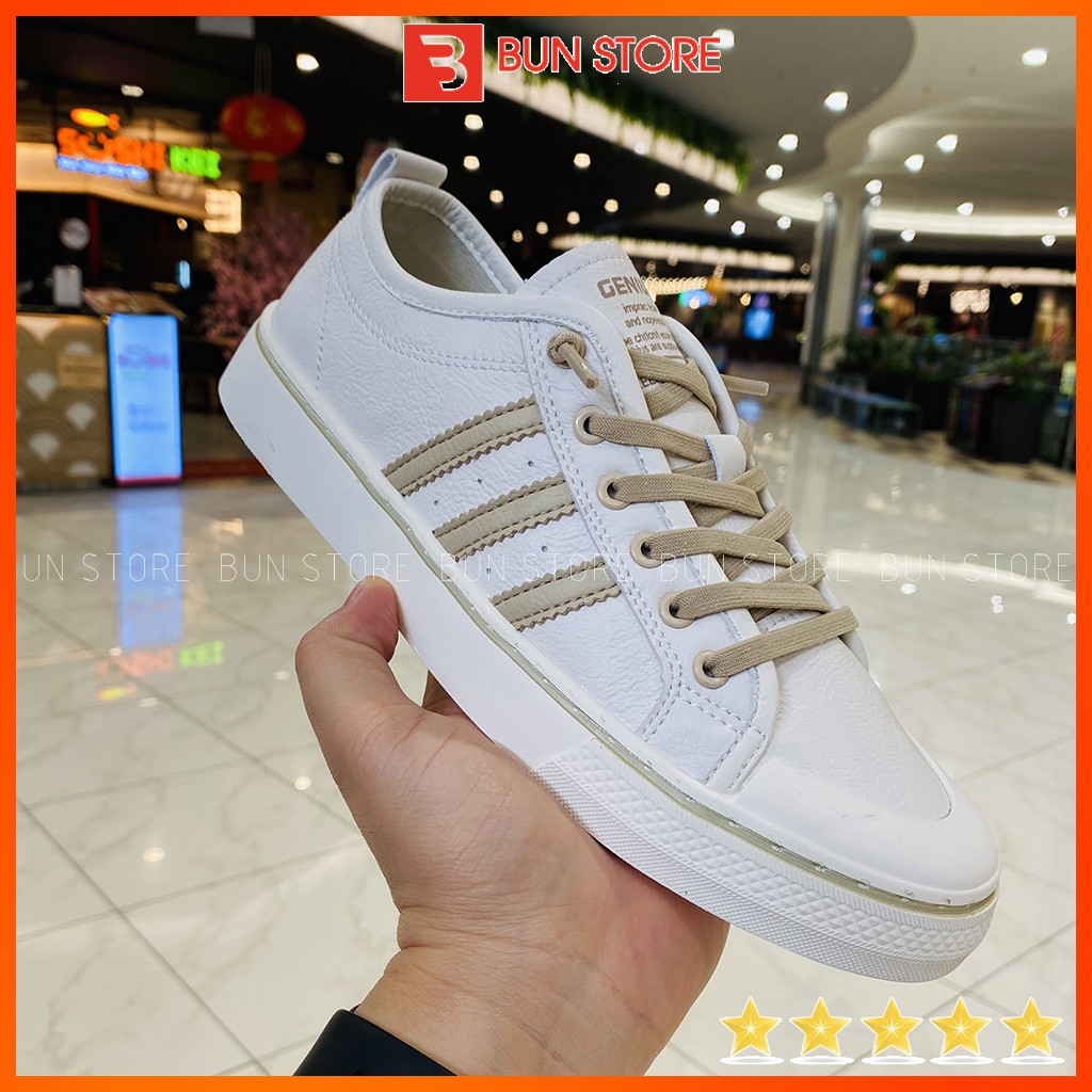 Giày Nam cao cấp Bun Store - Giày da Nam Sneaker trẻ trung, phong cách G909T