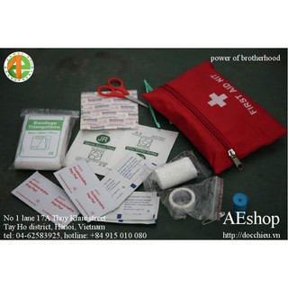 bộ đồ y tế du lịch dã ngoại, túi cứu thương dã ngoại của Đức, mã hàng 201304010038