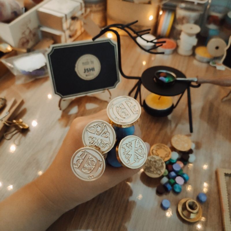 Mặt dấu chữ cái dấu sáp niêm phong B  seal stamp