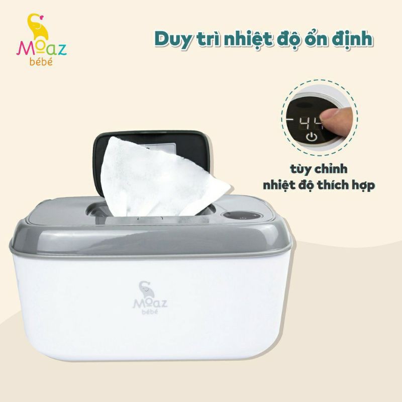 Moaz bebe. THIẾT BỊ LÀM NÓNG/ ẤM KHĂN ƯỚT MB-008