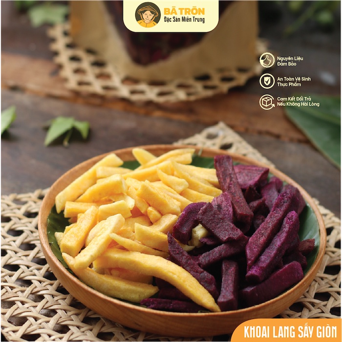 [Hàng Tuyển]_Khoai Sấy Giòn Hàng Xuất Khẩu_KHÔNG CHẤT BẢO QUẢN PHỤ GIA_500gr