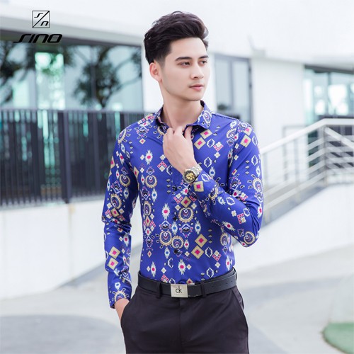 Áo Sơ Mi Nam FLASHBACKS Dài Tay -  SM00008 Dài Tay Cổ Bẻ - Thời Thượng - Hàng Xuất Khẩu Cao Cấp - Phong Cách Hàn Quốc | BigBuy360 - bigbuy360.vn