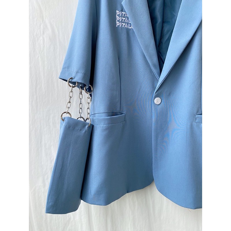 [Mã FAGREAT1505 giảm 8% tối đa 50K đơn 250K] Áo blazer ống tay nối mặc được 2 kiểu | BigBuy360 - bigbuy360.vn