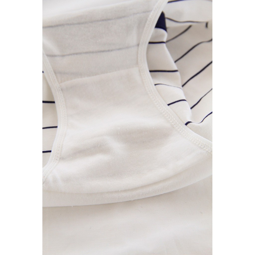 Quần Lót Nữ ❤️FREESHIP❤️ Quần Lót Nữ Cotton viền xanh phối họa tiết điệu đà cá tính mã 2250