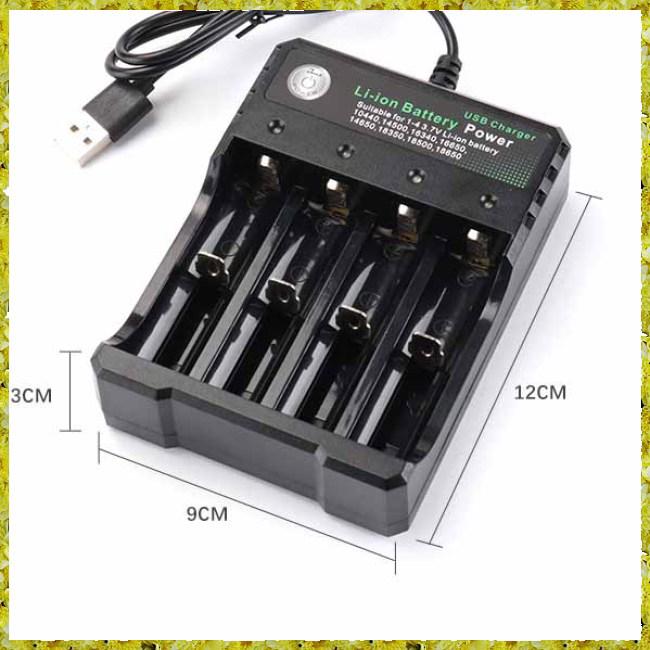 Thiết bị sạc pin Li-ion USB 3.7V 18650 chất lượng cao tiện dụng
