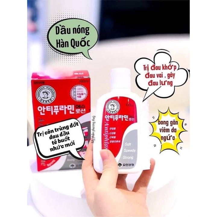 Dầu Nóng xoa bóp giảm đau nhanh Hàn Quốc