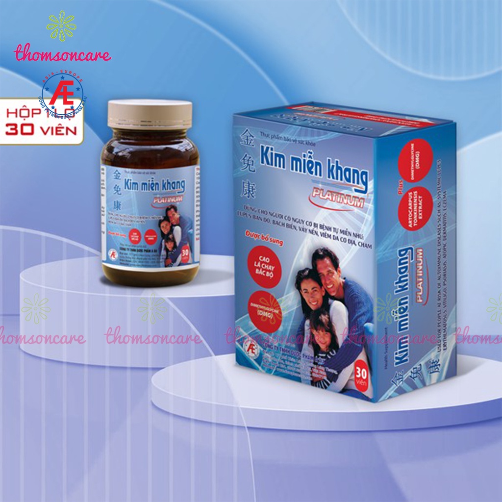 Kim miễn khang Platinum Mẫu mới Hàm lượng cao, hỗ trợ giảm vảy nến từ thảo dược