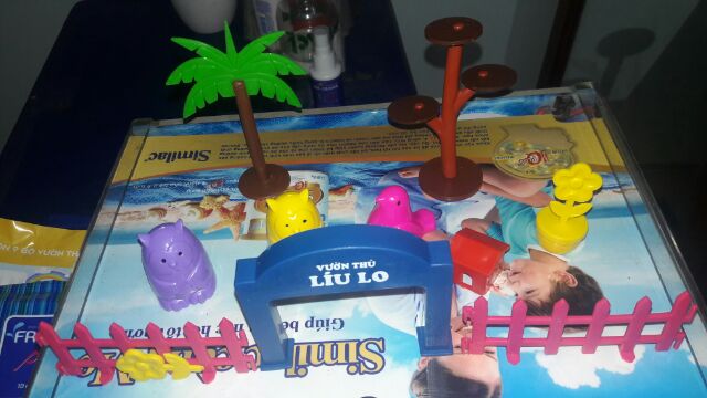 Set mô hình đồ chơi 3 bộ vườn thú