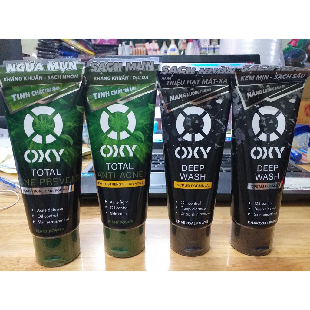 Sữa rửa mặt Oxy deep wash 100g