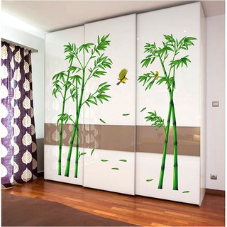 Decal Dán Tường Khóm Trúc