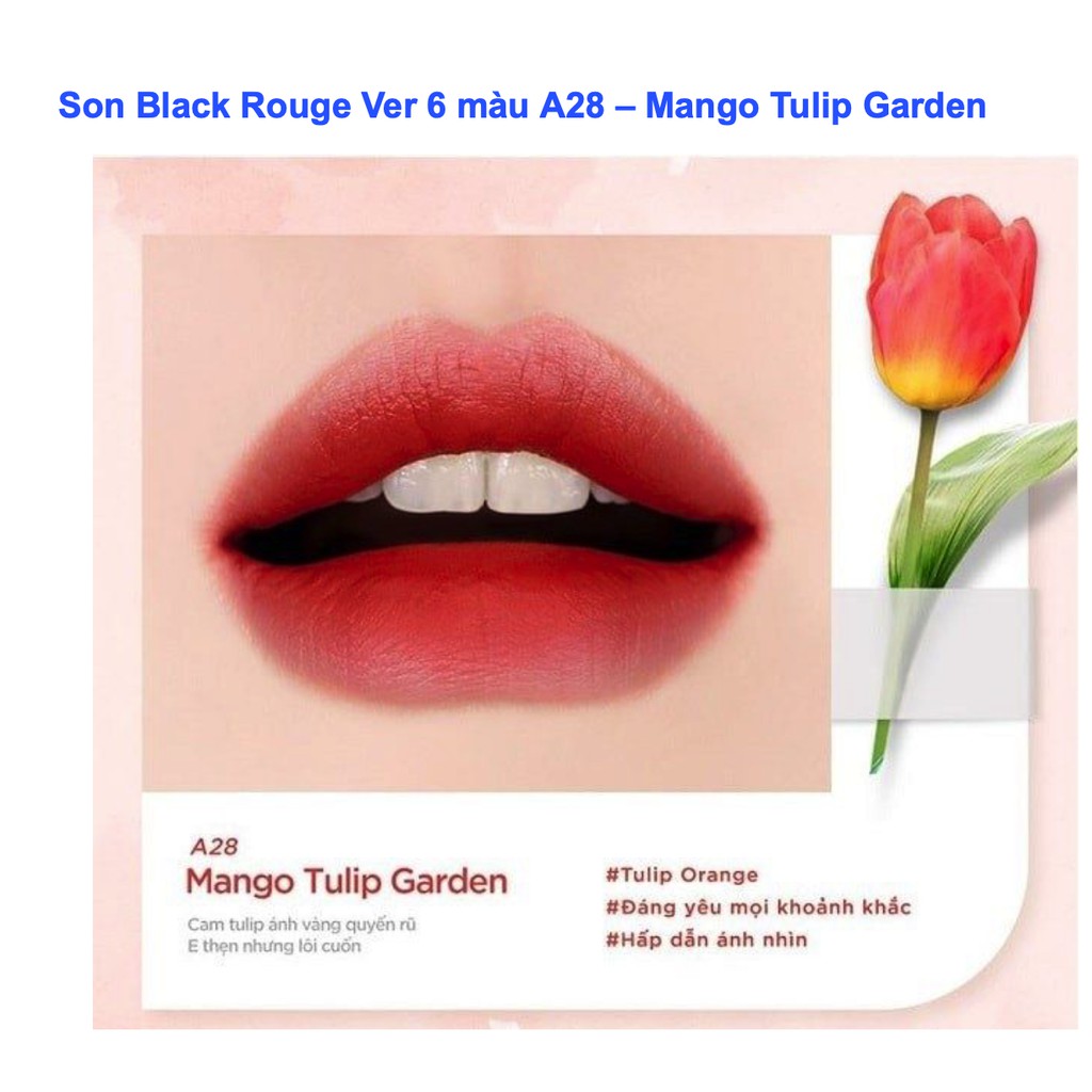 Son kem lì Black rouge Air Fit Velvet Tint | BigBuy360 - bigbuy360.vn