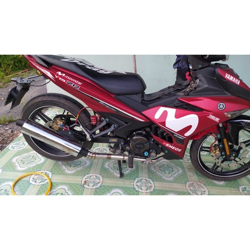 Pô Cbr Redleo cổ WRX gắn sirius wave dream winner satria ex150 sonic raider...