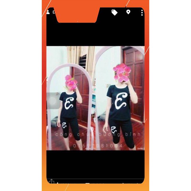 [ Big Sale ] bộ ngố thể thao nữ( ảnh thật ) thời trang fiona