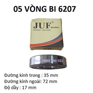 05 vòng bi 6207 juf