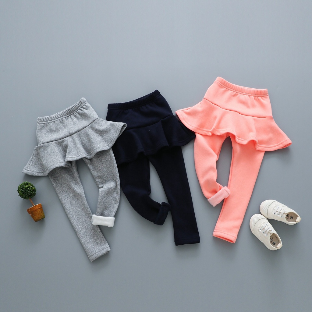 Quần legging giả váy xinh xắn thời trang cho bé gái