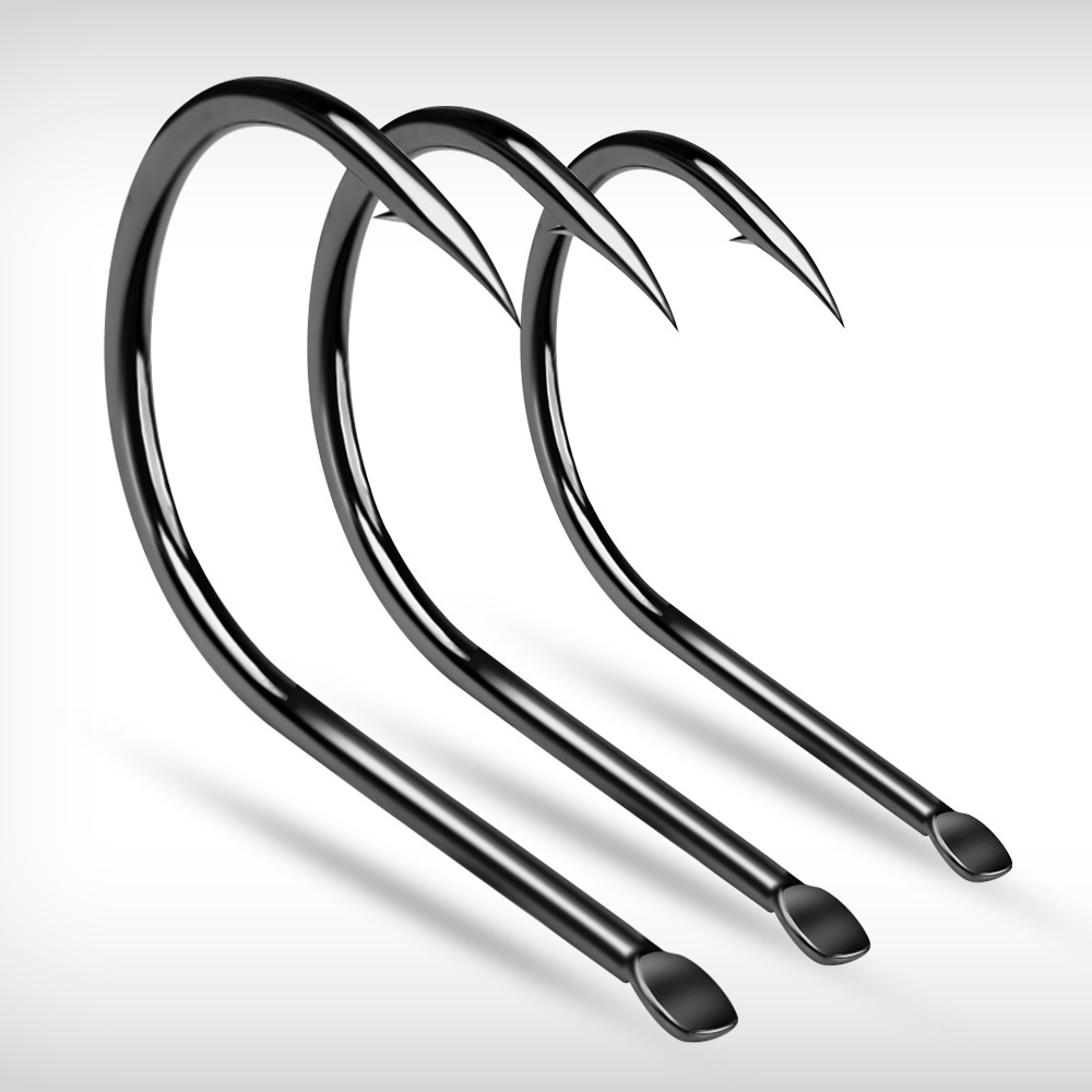 Hộp 100 Móc Câu Cá Bằng Sắt Mềm j048 iseni